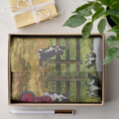 酪農農家カントリー格言トラクターランドスケープ 薄葉紙 (ギフト)