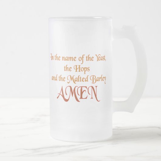 酵母の名において フロストグラスビールジョッキ (右)