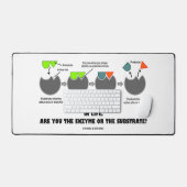 酵素か基質か？誘導適合 デスクマット (キーボード&マウス)