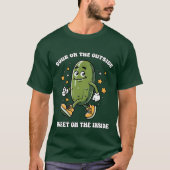 酸おもしろいっぱい甘い漬物 Tシャツ (正面)