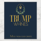 酸おもしろいっぱい葡萄で作った切り株 ワインラベル (シングルラベル)