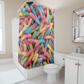 酸っぱいグミミズ シャワーカーテン (インサイチュ)