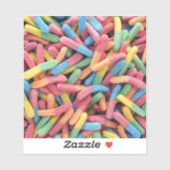 酸っぱいグミミズ シール (シート)