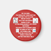 「酸っぱいミルク」 マグネット (正面)