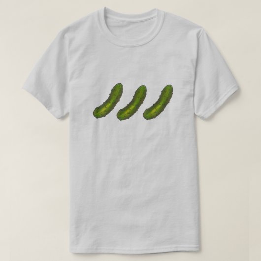 酸っぱい漬物クランチグリーンコーシェードリル漬物食品 Tシャツ (デザイン正面)