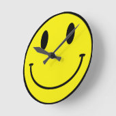 酸の顔の円形の時計 ラウンド壁時計 (傾斜)