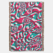 酸シサイケデリックームレスファンキーバックグラウンド。 スローブランケット (正面縦)