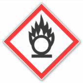 酸化性COSHH シール (正面)