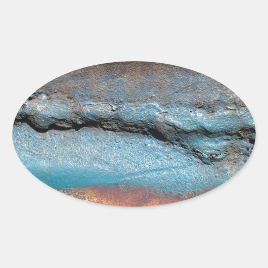 酸化金属 楕円形シール (正面)