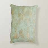 酸化銅と緑のテクスチャ アクセントクッション (裏面(縦))