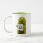 酸味のピクルコーヒーマグ ツートーンマグカップ (左)