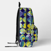 酸性グランジ水玉模様。 プリントバックパック (左)