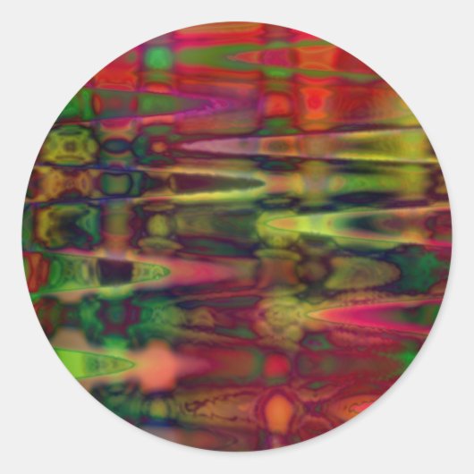 酸性水 ラウンドシール (正面)