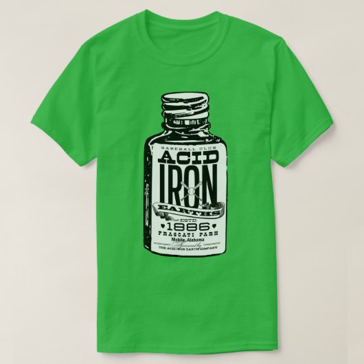 酸性鉄土 Tシャツ (デザイン正面)