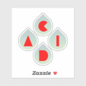 酸性雨 シール (シート)