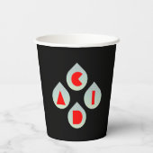 酸性雨 紙コップ (裏面)