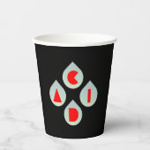 酸性雨 紙コップ (正面)