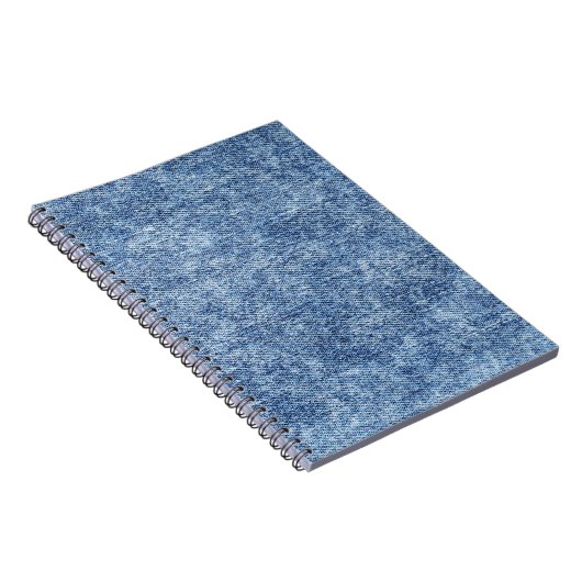 酸洗いブルーデニム、クローズアップのテクスチャ。 ノートブック (右側)