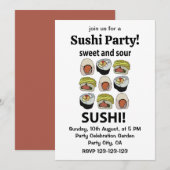 酸甜的寿司 招待状 (正面/裏面)