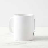 酸素が好きだ コーヒーマグカップ (正面左)