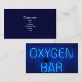 酸素のバー 名刺 (正面/裏面)