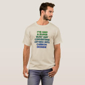 酸素を二酸化炭素に変換する面白いTシャツ Tシャツ (正面フル)