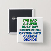 酸素ボタおもしろいンバッジピンの変換 缶バッジ (正面&裏面)