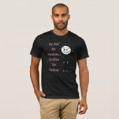 酸素不足?問題なし… って待てよ、やっぱり問題ありじゃん。笑える名言 Tシャツ (正面フル)