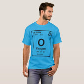 酸素元素（黒） Tシャツ (正面フル)