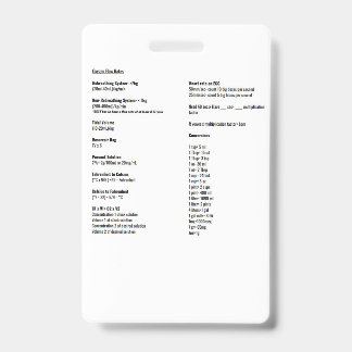 酸素流量と変換のラベル バッジ