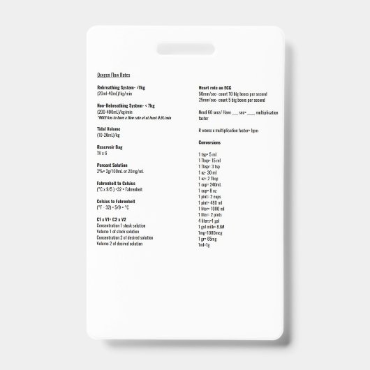 酸素流量と変換のラベル バッジ (表面)