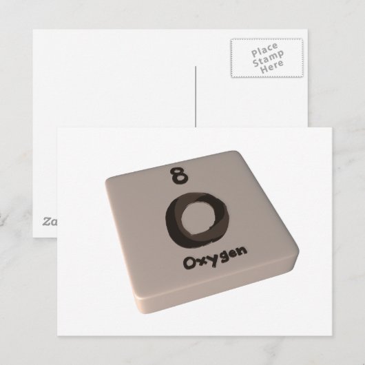 酸素濃度 ポストカード (正面/裏面)
