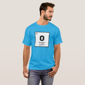 酸素/周期表 – OエレメントTシャツ Tシャツ (正面フル)