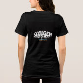 酸素 - 試してみてね | おもしろ科学のTシャツ トライブレンドTシャツ (裏面)
