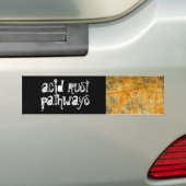 酸錆経路バンパーステッカー バンパーステッカー (車上)