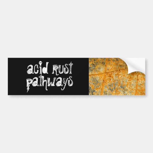 酸錆経路バンパーステッカー バンパーステッカー (正面)