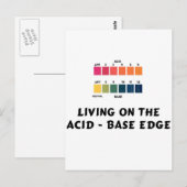 酸/基端に住む ポストカード (正面/裏面)