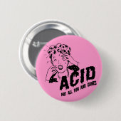 酸 缶バッジ (正面&裏面)