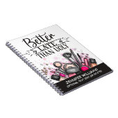 醜いおもしろいの自己皮肉なメイクよりも遅い ノートブック (右側)