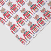 醜いおもしろいクリスマスセーターかわいい猫好き 薄葉紙 (詳細)