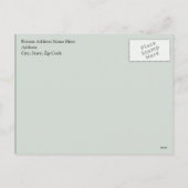 醜いおもしろいクリスマスセーター シーズンポストカード (裏面)