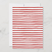 醜いおもしろいセーターのクリスマスパーティー 招待状 (裏面)