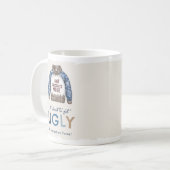 醜いおもしろいセーターのクリスマスプレゼント コーヒーマグカップ (正面左)