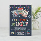 醜いおもしろいセータークリスマスホリデーパーティー 招待状 (スタンド正面)