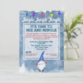 醜いおもしろいセーター格言クリスマスパーティー 招待状 (スタンド正面)