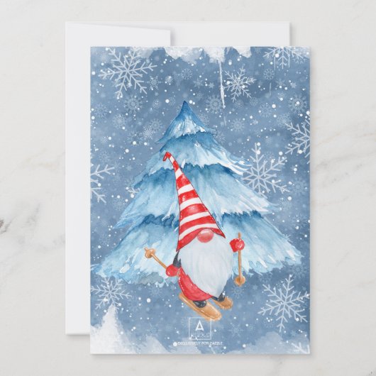 醜いおもしろいセーター格言クリスマスパーティー 招待状 (裏面)