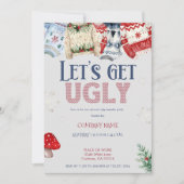 醜いおもしろいセータ企業のーのクリスマスパーティー 招待状 (正面)