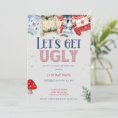醜いおもしろいセータ企業のーのクリスマスパーティー 招待状 (スタンド正面)