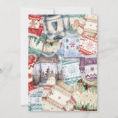 醜いおもしろいセータ企業のーのクリスマスパーティー 招待状 (裏面)