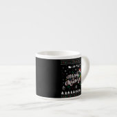 醜いおもしろいメリークリスマス エスプレッソカップ (正面右)